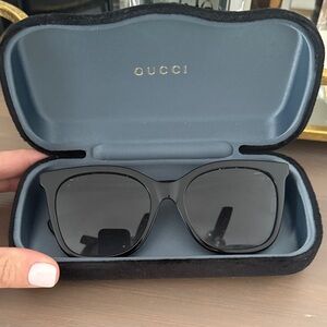 Gucci Black Designer Eyewear